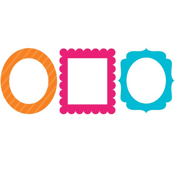 Photo Party Frames, 3 pk
