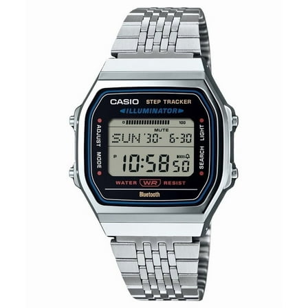 Casio Vintage Digital Smartphone Link Stainless Steel Quartz ABL-100WE-1A Unisex Watch