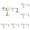 B, variant on Realistic Bass Bait with Propeller Tail 3.15 Inch, Fishing Lures for Lake Boat Pike Saltwater Offshore Trout Inshore Pond Freshwater River, Fly Fishing Gear, Fishing