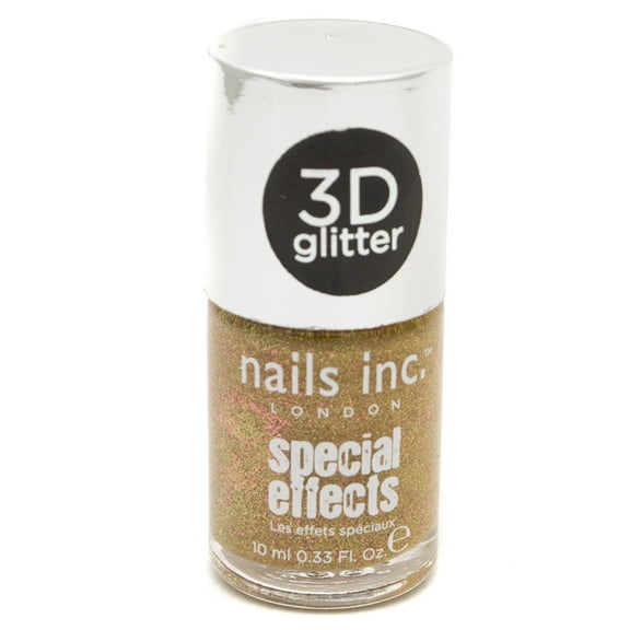 Nails Inc. 3d Glitter SPECIAL EFFECT Nail Polish, Bedford Square  .33 fl oz