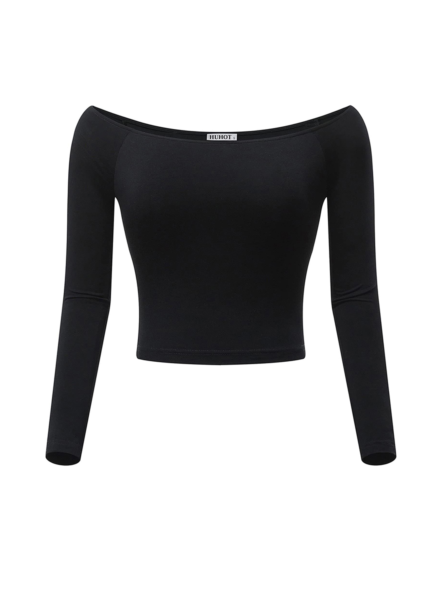black off the shoulder top walmart