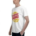thumbnail image 5 of Burger King Logo Men'S Basic Short Sleeve T-Shirt Fashionable White Xx-Large, 5 of 8