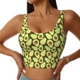 thumbnail image 2 of Lsque Avocado Printed Women'S Sports Bra, Compression, Moisture Wicking, High-Impact Sports Bra For Women,Supportive sports bra-Medium, 2 of 9