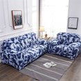 thumbnail image 2 of Stretch Sofa Cover Graffiti All-inclusive Sofa Set Soft Furniture Sofa Protection Cover black, 2 of 6