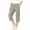 Grey, variant on Generic Cargo Capris for Tween Girls Lightweight Outdoor Quick Dry Hiking Pants Pockets Kids Baggy Elastic Waist Travel Capri Pants