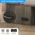 thumbnail image 3 of Puremind Queen Size Murphy Bed with Mattress and Charging Station, Cabinet Bed with Storage Drawer, Murphy Bed Furniture for Bedroom/Office/Guest Room, Gray, 3 of 7