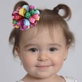 thumbnail image 5 of JoyBowie 4pcs 2.6in Polka-Dot Ribbon Hair Bows Multi-Color Clips, 5 of 10