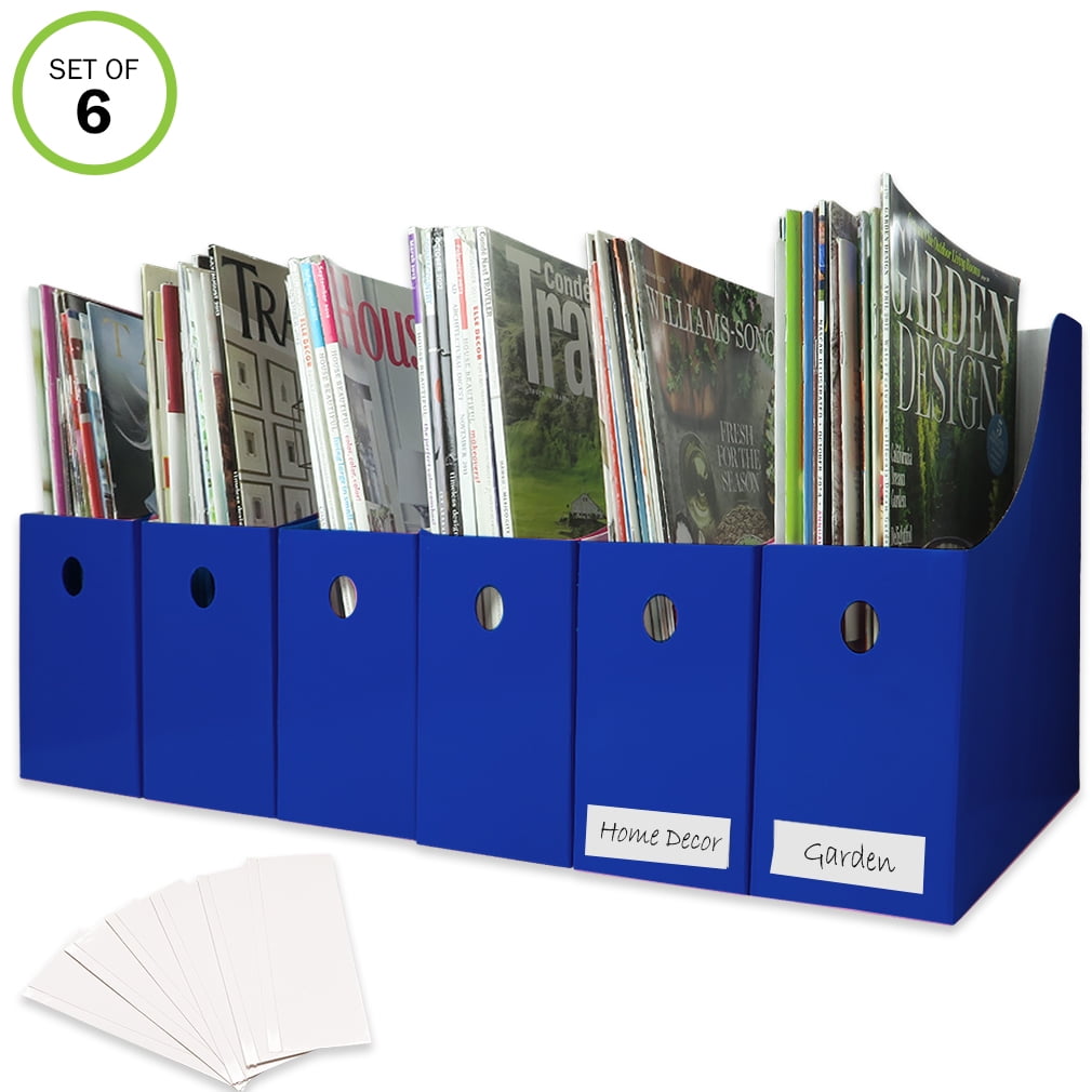 Evelots New Magazine File Cardboard4 Inch Wide