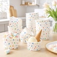 thumbnail image 6 of Treamon Disposable Paper Ice Cream Cups, Dessert Bowl for Yogurt, 9 oz 100 Pack, 6 of 6