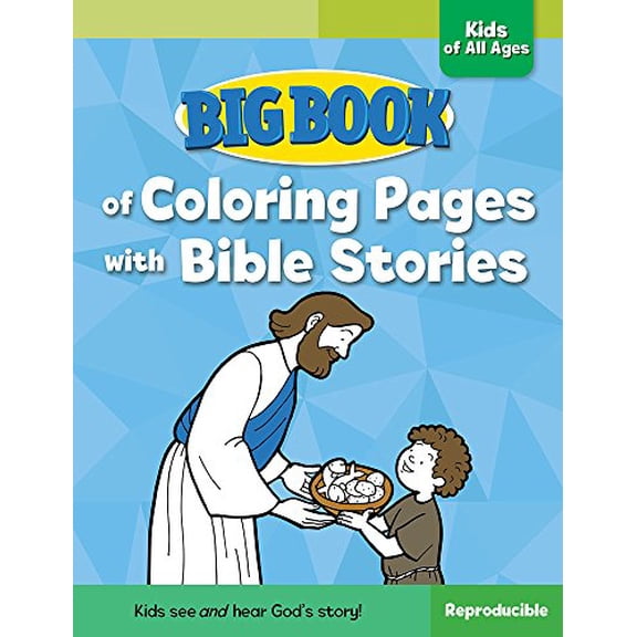 Pre-Owned Big Book of Coloring Pages with Bible Stories for Kids of All Ages, 9780830772360, 0830772367, Paperback, Clr Csm edition