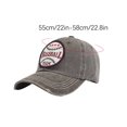 thumbnail image 3 of Xfvqtps Wash Distressed Baseball Cap for Men Women Vintage Adjustable Embroidered Trucker Hat Coffee, 3 of 5