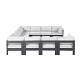 thumbnail image 6 of Meridian Furniture Nizuc White Outdoor Patio Modular Sectional, 6 of 7