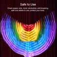 thumbnail image 3 of Kearding Ala de danza del vientre con palo telescópico Decoración luminosa LED Actuaciones para adultos Trajes de baile de carnaval Accesorio Kits de decoración para fiestas Vistoso, 3 of 6