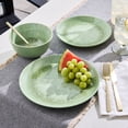 thumbnail image 7 of Better Homes and Gardens Bamboo Melamine Green Reactive Cereal Bowl, 7 of 7