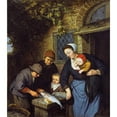 thumbnail image 3 of Adriaen van Ostade 20x22 Black Modern Framed Museum Art Print Titled - Buying Fish (1669), 3 of 5