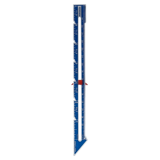 Aluminum Quilting Ruler, Safe Glossy Practical Sliding Gauge Wear-resistant Delicate For Household For DIY Craft For Positioning For Measurement Blue