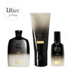 Oribe Gold Lust Repair and Restore Shampoo, Conditioner and Balm d'Or Heat Styling Shield (8.5/6.8/3.4oz)