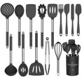 thumbnail image 1 of Silicone Cooking Utensil Set, Umite Chef 15pcs Silicone Cooking Kitchen Utensils Set, Non-stick - Best Kitchen Cookware with Stainless Steel Handle -, 1 of 6