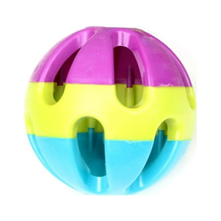 Dog Ball for Medium and Large Dogs Durable Plastic Hollow Balls with Inside Interactive Colorful Dog Toy