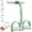 Grey Green, variant on 2026 Multifunction Elastic Yoga Resistance Band – 35/45LB Pedal Resistance Band with Measuring Tape, Full Body Workout Band for Home Exercise