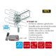 thumbnail image 2 of Antena para TV Master digital amplificador VHF/UHF TVANT-10, 2 of 2
