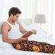 thumbnail image 5 of Fotbe Woodland Creatures Floral Pantalones de Pijama para Hombre, Pantalones de Dormir, Pantalones de Casa con Cintura Ajustable y Bolsillos-X-Large, 5 of 6