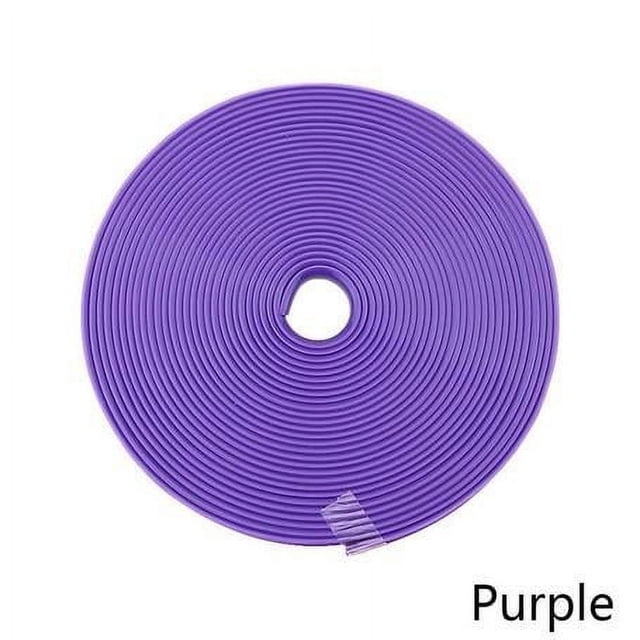 Wheel Rims Protectors Decor Strip Car Vehicle Color Wheel Rims Protectors Trim Tire Guard Line(Purple)