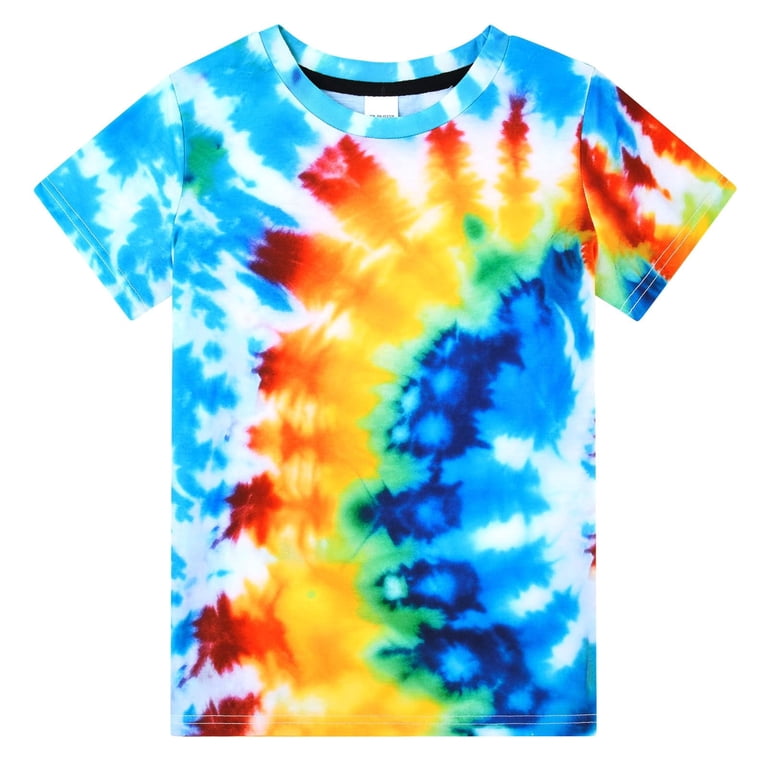 Aridak Kids Tie Dye Rainbow T-Shirt photo 1
