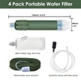 thumbnail image 2 of Water Filter Camping Outdoor Personal Water Filter Portable Mini Water Purifier Emergency Survival Equipment, 2 of 5