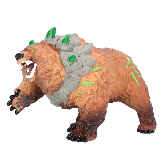 Modelo realista de oso de las cavernas, modelo de oso de las cavernas, figura de animal de oso sólido, juguete de oso de las cavernas, características de vanguardia