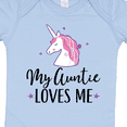 thumbnail image 4 of Inktastic My Auntie Loves Me Unicorn Girls Baby Bodysuit, 4 of 5