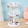 thumbnail image 3 of Thinsony Jewelry Display Stand Rotate Organizer Holder Storage Pendant Ring Black, 3 of 6