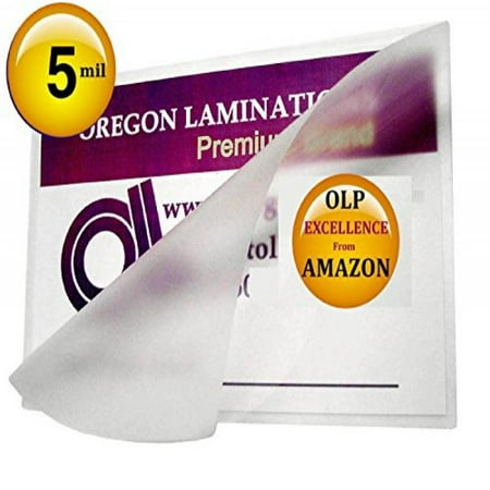 - (Ship From USA) 5 Mil 12 x 15 Laminating Pouches Qty 100 Hot Laminator Sleeves 12x15 Brochure Display / 12' x 15' (305mm x 381mm) and 125 microns per flap,100 pouches per box and includes at least 1