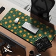 thumbnail image 2 of Long Mouse Pads for Desk,Dark Green Star Sun Pattern Desk Mats on Top Of Desks, Desk Mouse Pad Extra Large with 3mm Non-Slip Base and Stitched Edge for Gaming,Office,Work,Home 35.4"x15.7", 2 of 6