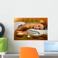 thumbnail image 1 of Beautiful Woman H)aving Massage Wall Mural Decal by Wallmonkeys Vinyl Peel and Stick Graphic (18 in W x 12 in H), 1 of 4