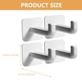 thumbnail image 2 of CIMAXIC 4Ud Soporte De Pared Para Adhesivo Duradero Para Cuarto De Y, 2 of 8