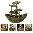 thumbnail image 3 of Creative Desktop Running Water Layout Lotus Leaf Ingot Water Fountain Ornament, 3 of 6