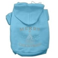 thumbnail image 1 of Shimmer Christmas Tree Pet Hoodies Baby Blue Size Xxl (18), 1 of 1