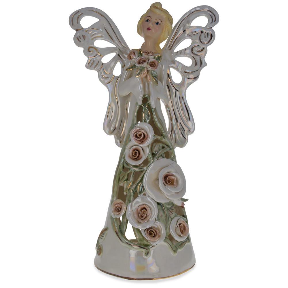 BestPysanky Guardian Angel Ceramic Figurine 14 Inches