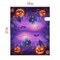 thumbnail image 3 of Halloween Magnetic Mailbox Cover, 21x18in Pumpkin Ghost Post Box Cover Purple Mailbox Cover Wraps Mailbox Covers Magnetic for Garden Yard Decor, 3 of 4