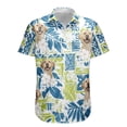 thumbnail image 3 of Camisa de playa con estampado 3D de perro y animal divertido, lindas camisetas con gráficos de mascotas para hombres, ropa, camisas hawaianas casuales, blusas de manga corta para niños, 3 of 5