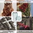 thumbnail image 5 of XIUDA Small Urns for Human Ashes 2.85 Inch Mini Cremation Urns for Mom Dad Aluminum Mini Urns for Ashes Small Keepsake Urn -Lake Green, 5 of 6