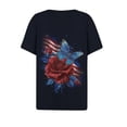 thumbnail image 4 of 250th Anniversary USA Shirts for Women American Flag T-Shirt 4th of July Shirt 250 Years Birthday Patriotic Tops, 4 of 6