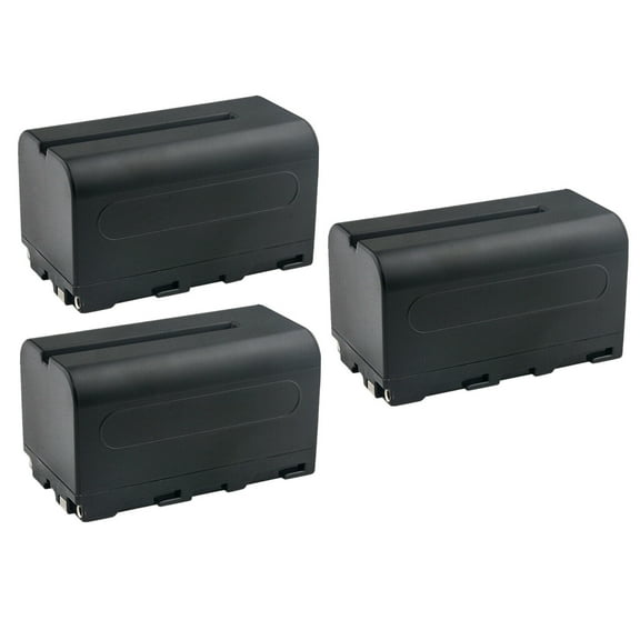 Kastar NP-F750 / NP-F770 Battery 3-Pack Replacement for Lilliput 663 7" HDMI Monitor, 663/S2 7" LCD On-Camera 3G-SDI / HDMI Monitor, 664/O 7" On-Camera Monitor, 665/O/P Peaking Focus Video Monitor