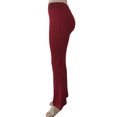 thumbnail image 5 of Arvbitana Women's Solid Color Long Pants, Ankle Length Skinny Ruched Leggings, 5 of 7
