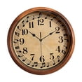 thumbnail image 3 of Reloj de pared con , sin tictac, decorativo, fácil de leer, colgante, silencioso, para inauguración de la casa, sala de estudio, cocina, 3 of 9