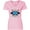 Classic Pink, variant on Ski Mask Skiing Gift Women's V-Neck T-Shirt