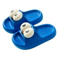 thumbnail image 3 of Rumantou Girls Boys Slide Sandals Kids Summer Comfortable Slippers Kids Cloud Slides Boys Girls Pillow Slippers Slip-On Slide Sandals Summer Beach Pool Shoes Indoor and Outdoor for US 11,Blue, 3 of 6
