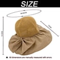 thumbnail image 2 of Sombrero de pescador para mujer, protección solar UV, transpirable, ala ancha, lazo desmontable, sombrero de pescador, sombrero para el sol para mujer, protección UV, 2 of 5