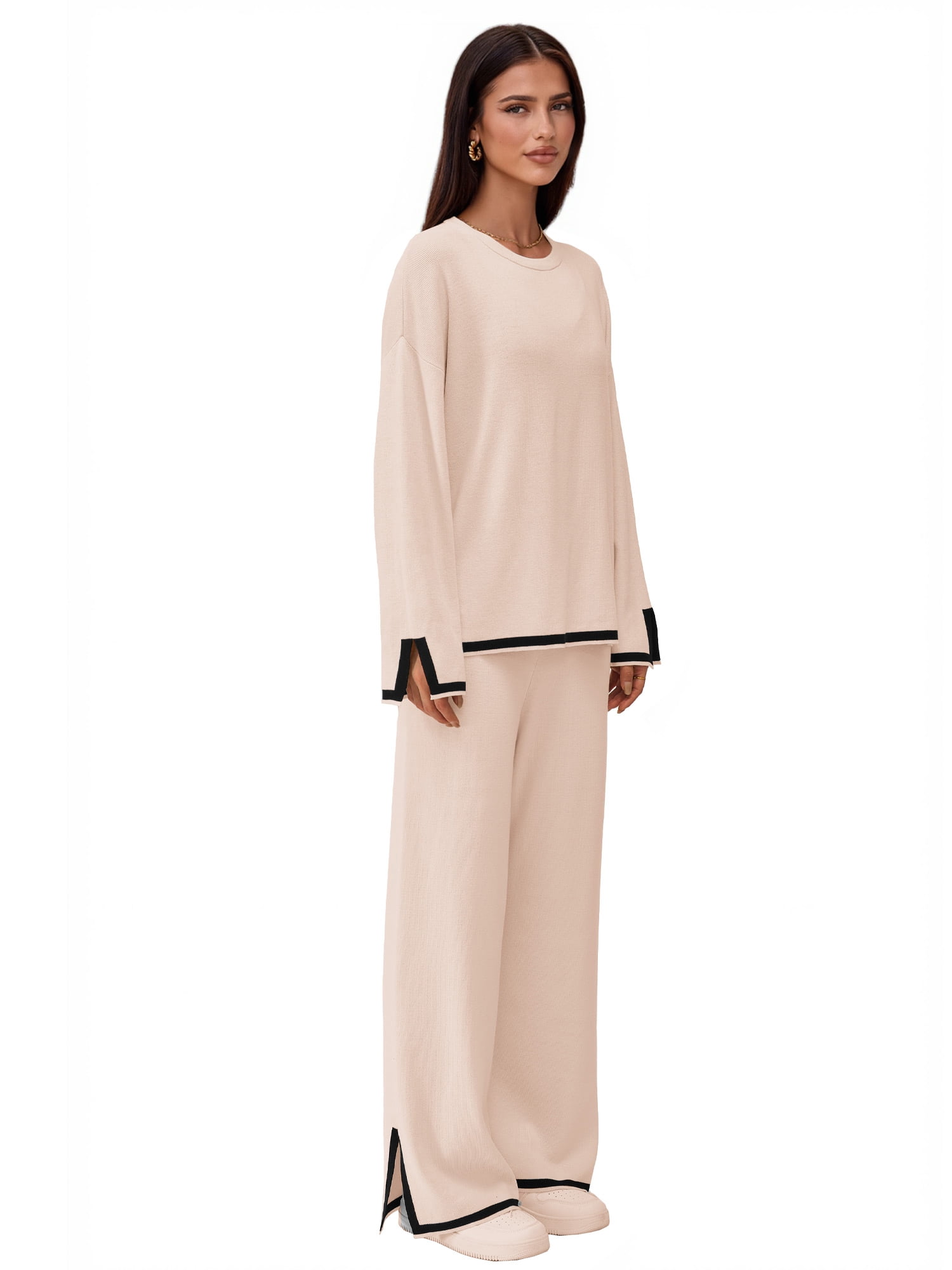 PRETTYGARDEN Women's Long Sleeve Pant Set, Sizes S-XXL